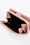 Billetera monedero con flap rosa