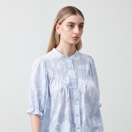 CAMISA TRAZO Celeste