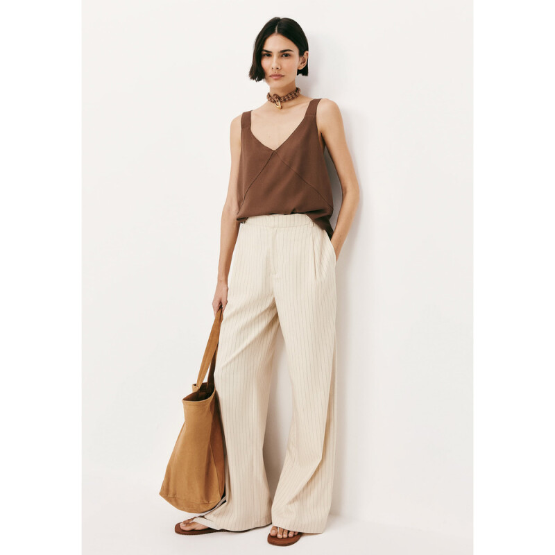 BLUSA SM FEM MARROM ESCURO