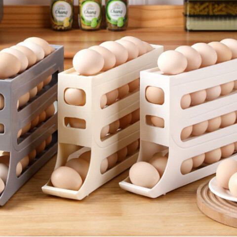 Dispensador organizador de huevos 4 niveles Dispensador Organizador De Huevos 4 Niveles
