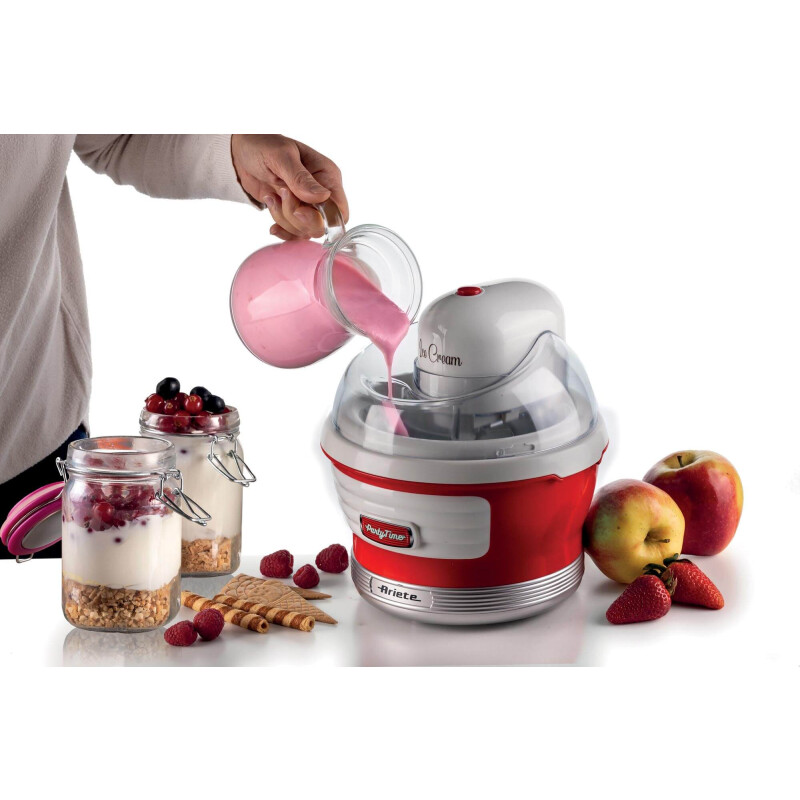 Maquina de Helados Party Time Ariete Rojo Maquina de Helados Party Time Ariete Rojo