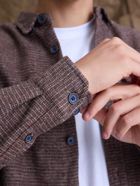 OVERSHIRT TURKU MARRON