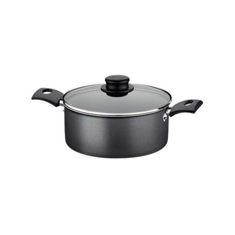 Cacerola Tramontina 20 cm Antiadherente con Tapa de Vidrio 2,8 L Cacerola Tramontina 20 cm Antiadherente con Tapa de Vidrio 2,8 L