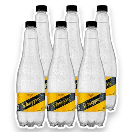 FUNDA X 6 UNIDADES SCHWEPPES AGUA TONICA SIN AZUCAR 1.5LT 171099 001