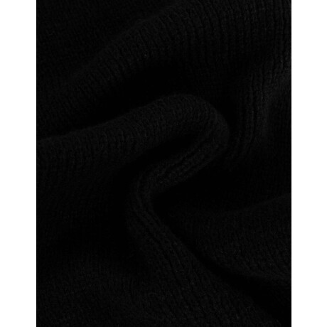 Bufanda De Lana Negro