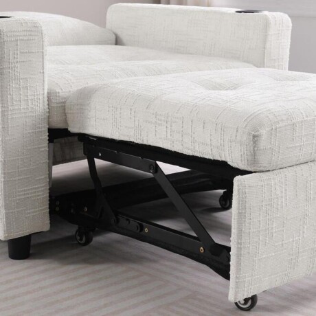 SOFÁ SILLÓN CAMA POLTRONA BUTACA RECLINABLE 1 LUGAR BEIGE