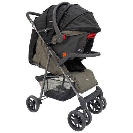 Coche de bebé Travel System Bebesit Sevilla de 0 a 36 meses Gris
