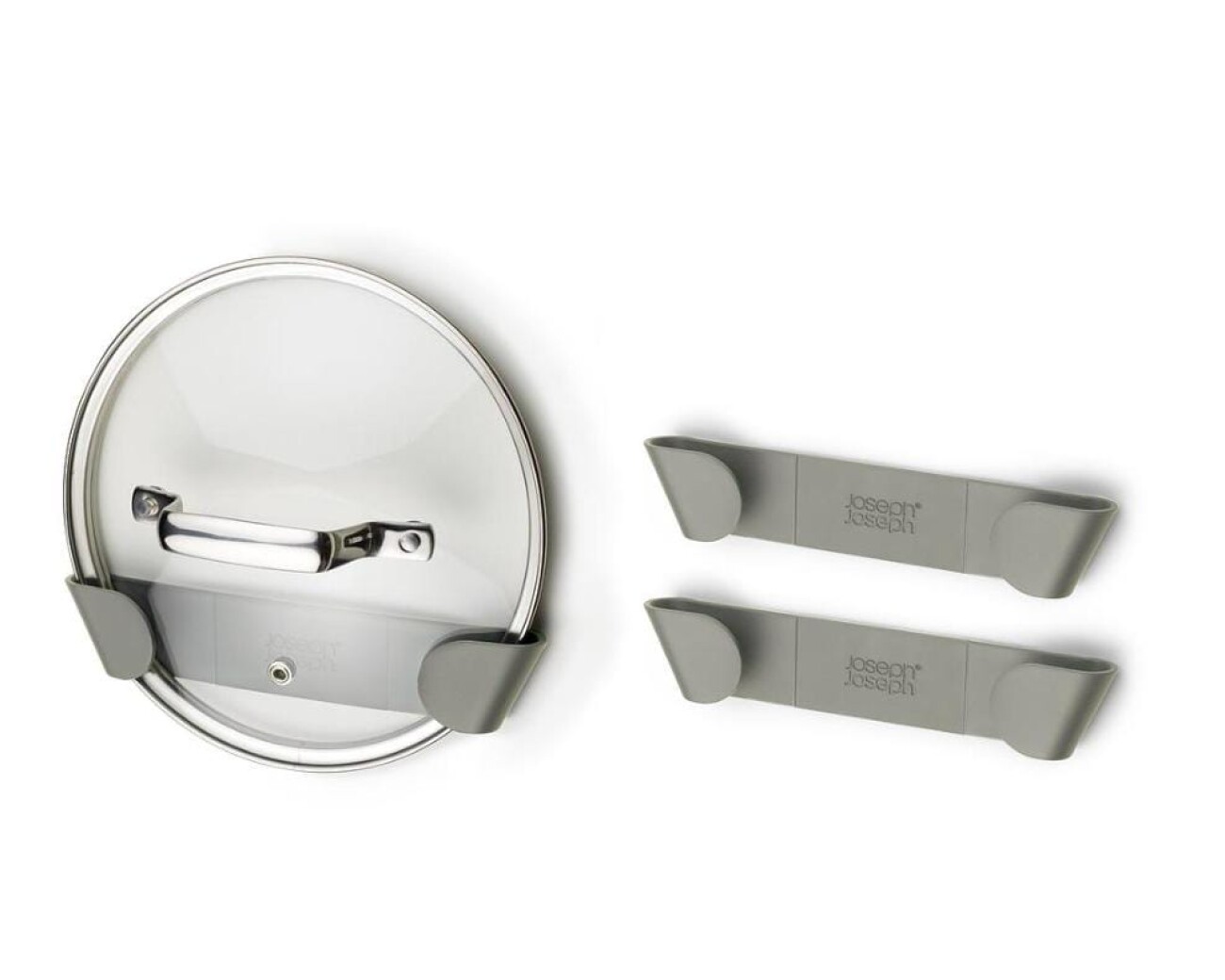 Soporte Adhesivo para Tapas Joseph Joseph Duo x3 Soporte Adhesivo para Tapas Joseph Joseph Duo x3