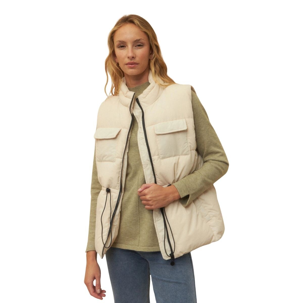 CHALECO ROLLER S-XXL - CRUDO 