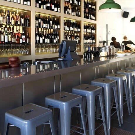 Taburete Tolix Hogar Pub Muebles Gris