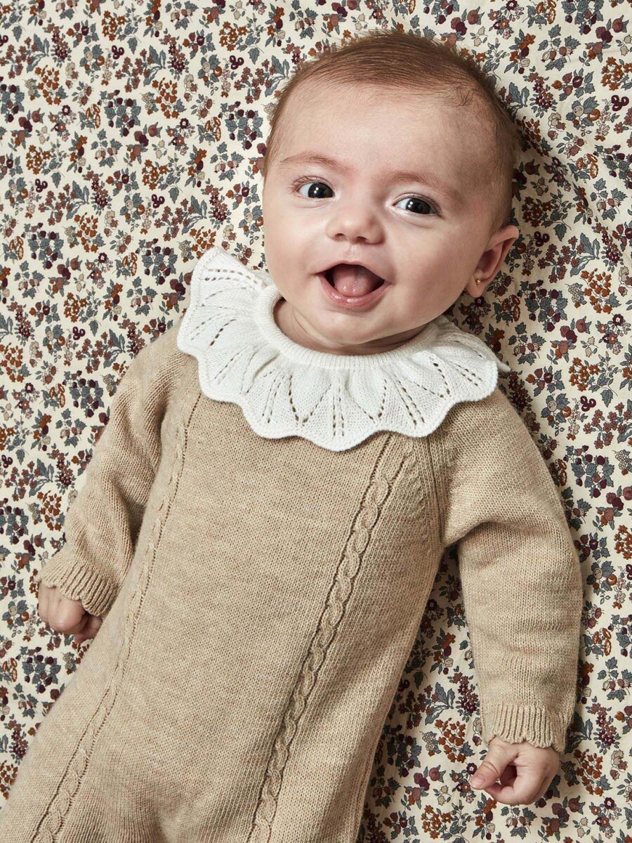 Pelele Con Ochos Y Cuello Tostado Melange