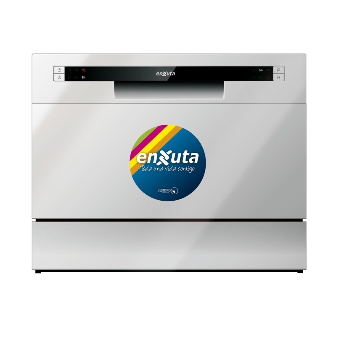 Lavavajillas Enxuta 6 Servicios Acero Inox Inicio Difer Color Plateado 