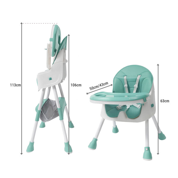 Silla De Bebe Para Comer Plegable Asiento 2 En 1 Arnes Cinturon Seguridad 3 Puntos Imback Color Turquesa Silla De Bebe Para Comer Plegable Asiento 2 En 1 Arnes Cinturon Seguridad 3 Puntos Imback Color Turquesa