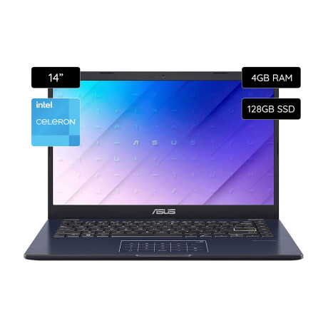 Notebook ASUS Laptop E410MA 14" 128GB eMMc / 4GB RAM Intel Celeron N4020 E410MA-EK2473W Blue