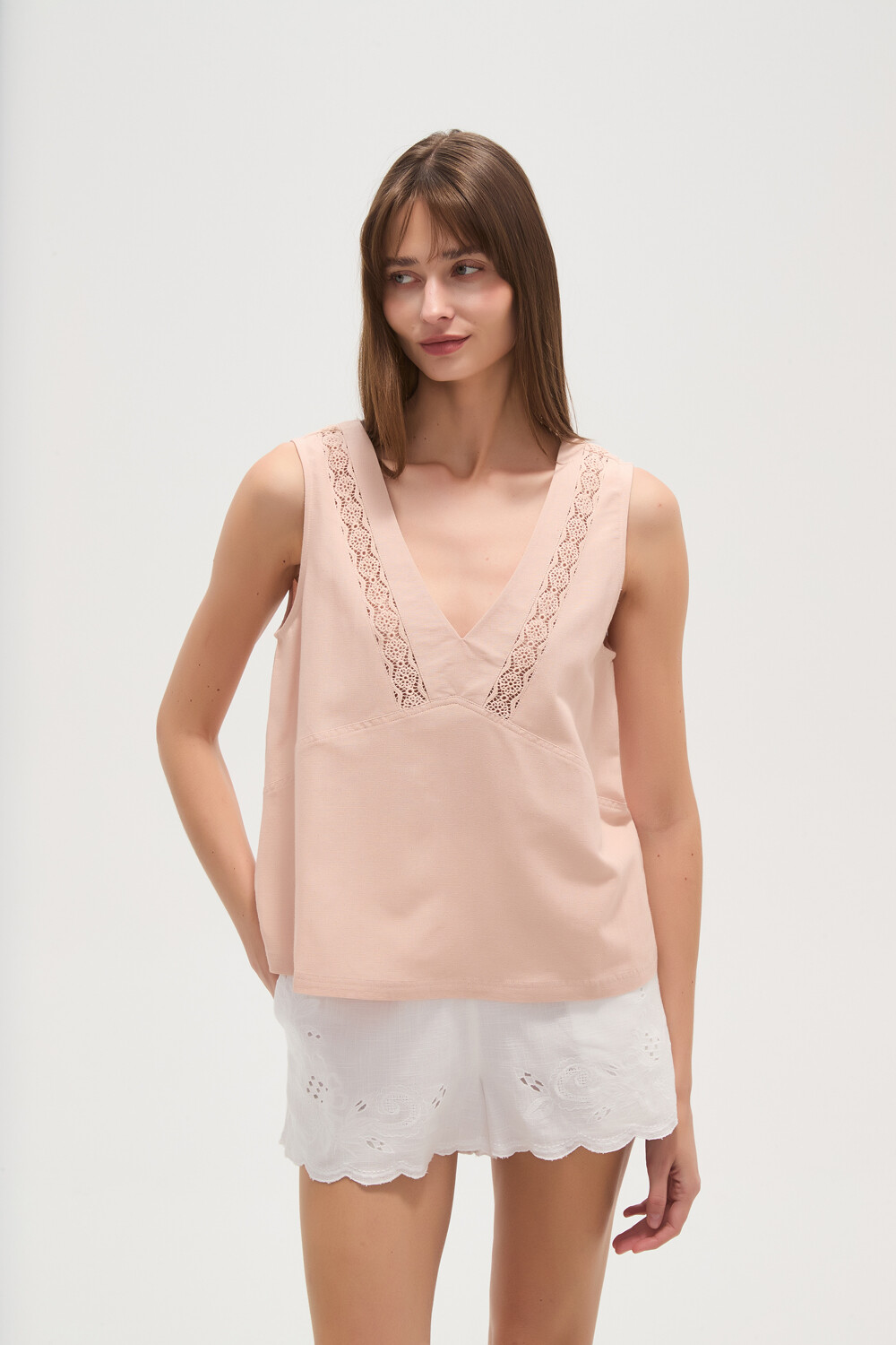Musculosa Riba Rosa Viejo