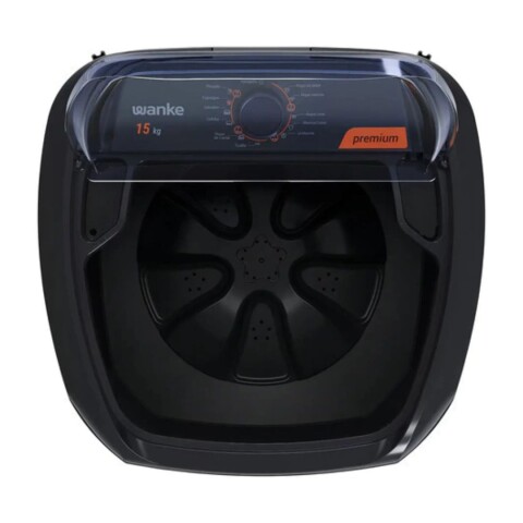 Lavarropas Semiautomático Wanke Premium 15 kg Negro Lavarropas Semiautomático Wanke Premium 15 kg Negro