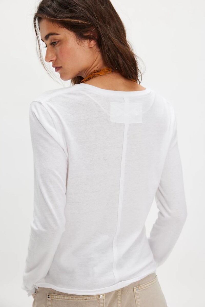 NOVA TEE LS Blanco