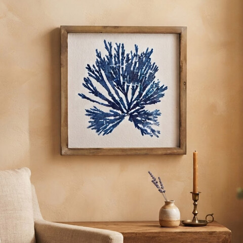 Cuadro Madera Naturaleza Seca 35 cm x 35 cm U