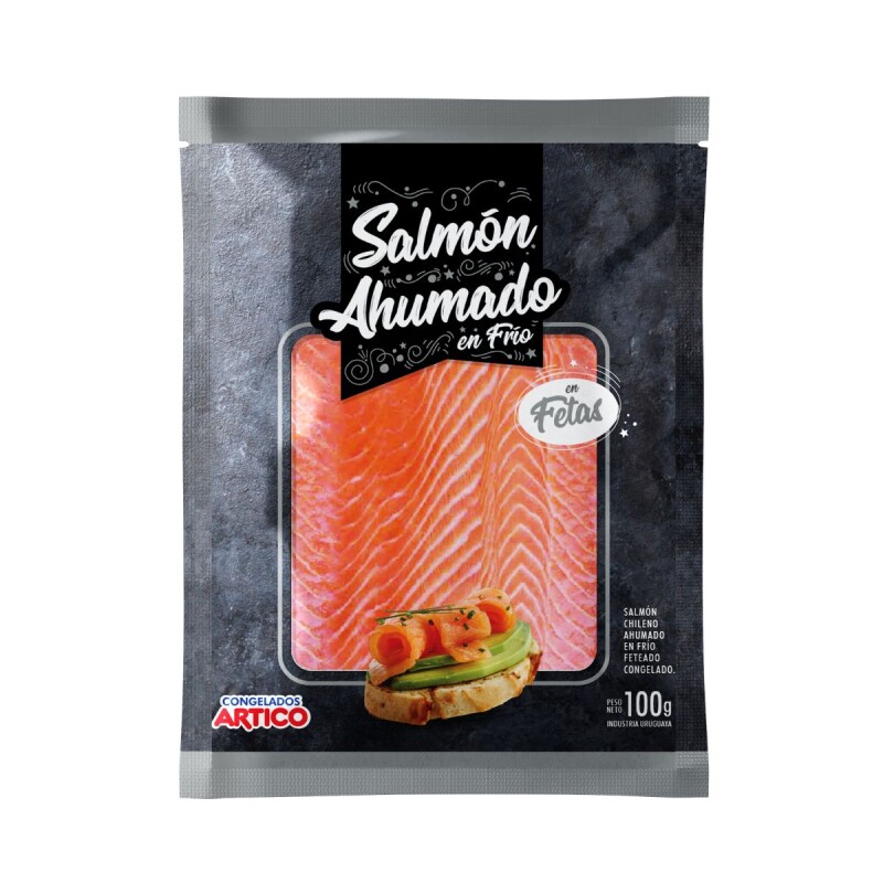 SALMON AHUMADO PREMIUM EN FETAS VAC PAC - 100 grs Salmon Ahumado Premium En Fetas Vac Pac - 100 Grs