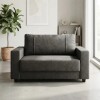 Sofa 2 Cuerpos En Tela Gris Pet Friendly - MERCADERIA CON DETALLES Sofa 2 Cuerpos En Tela Gris Pet Friendly - MERCADERIA CON DETALLES
