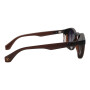 Lentes de sol De Tr90 Redondo Flap Gradiente/Marrón