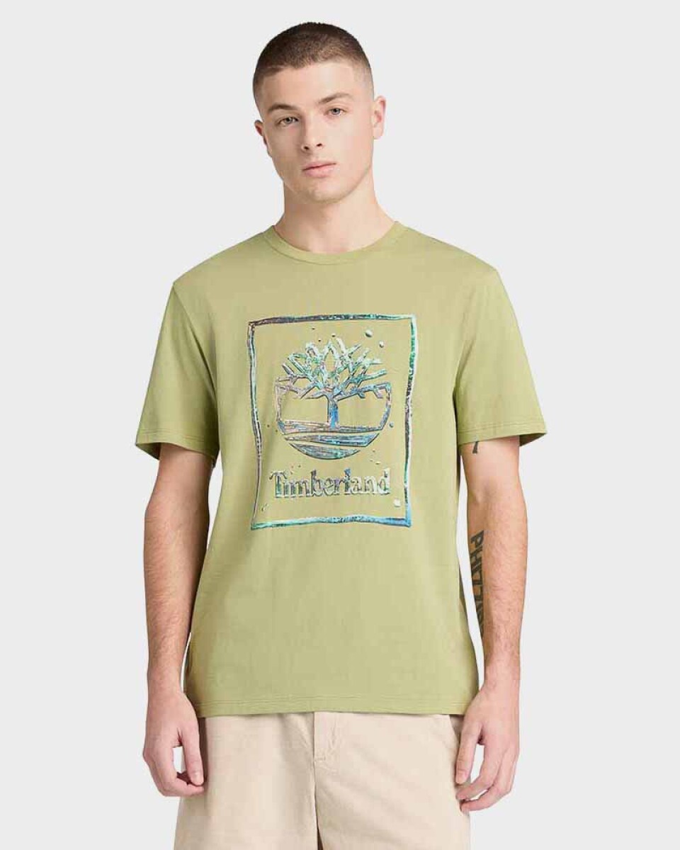 Polera Water Stack Logo Short Sleeve Tee Hombre - 2393 