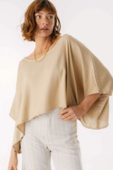 Blusa Beach Beige Lurex