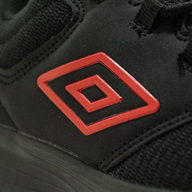 Championes Umbro River de Niños - 20206127 Negro-rojo