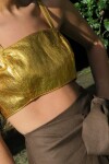 Top Util Dorado Fuerte