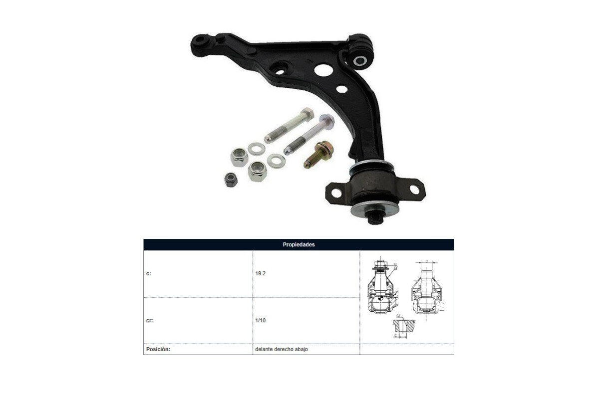 Parilla De Suspension Delantera Fiat Ducato, Peug Boxer 93-05 Der Parilla De Suspension Delantera Fiat Ducato, Peug Boxer 93-05 Der