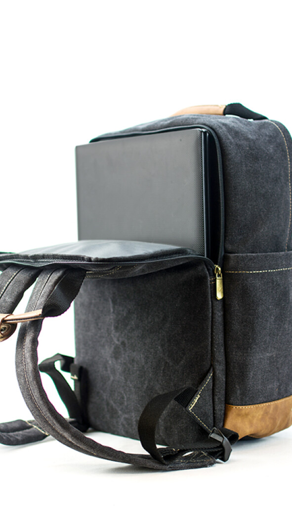 MATERA MOCHILA LANIN CANVAS HUMO