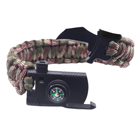 Pulsera de supervivencia 5 en 1 Multicam