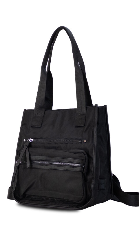 MOCHILA CARTERA CRETA NEGRO