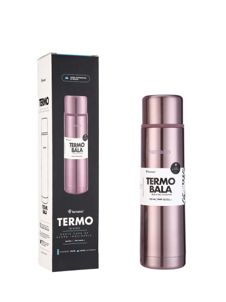 Termo Bala 750ML Metalizado Lila Metalizado