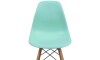Silla Eames DKR - Base En Madera Turquesa