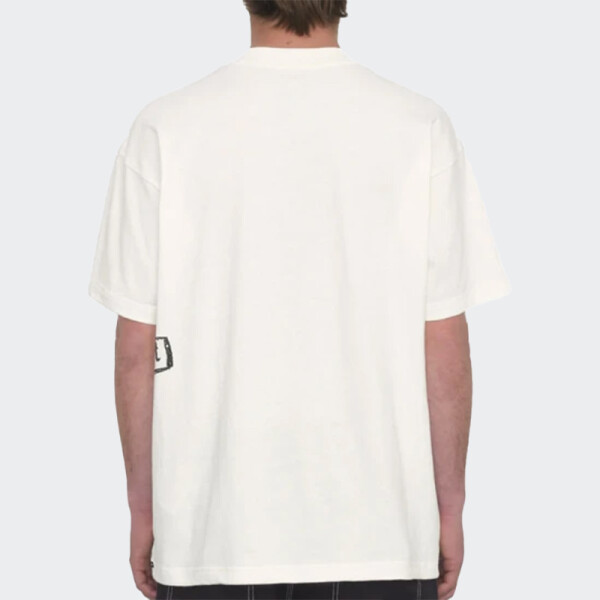 Remera Volcom Entertainment Stone Burst Blanco