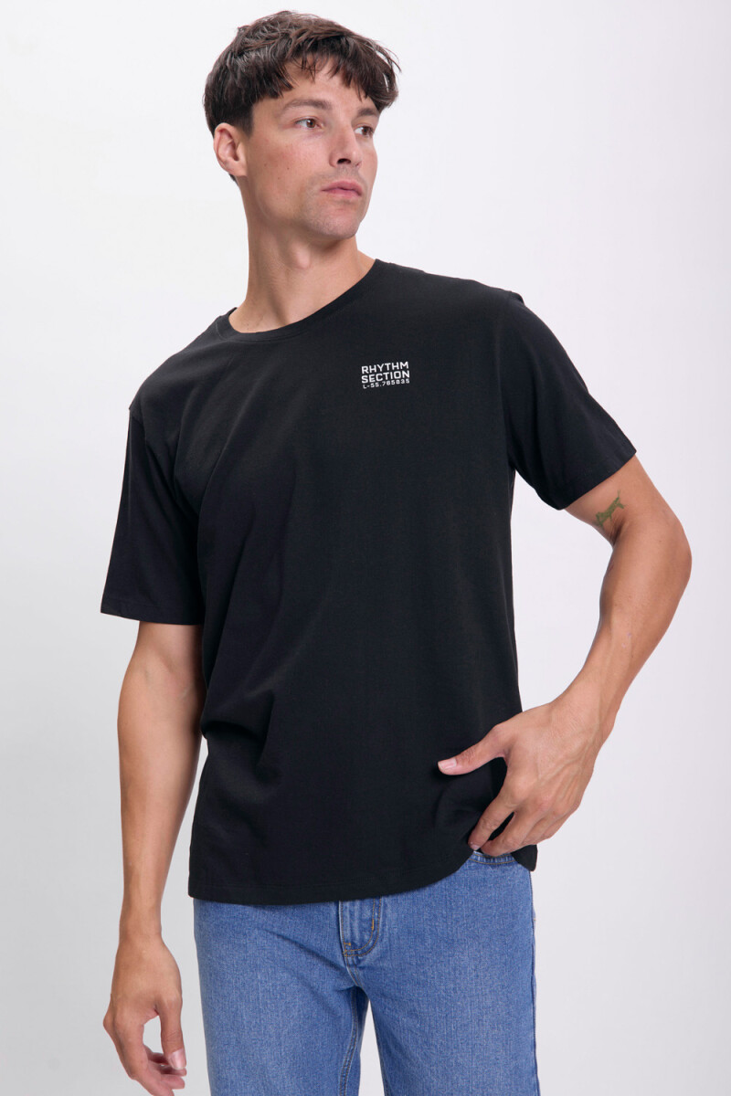 Remera estampa - Negro 