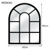 Espejo Ventana Medio Punto 90 X 60 Cm ESPEJO M.PUNTO DIVIDIDO 90X60 F-M-01