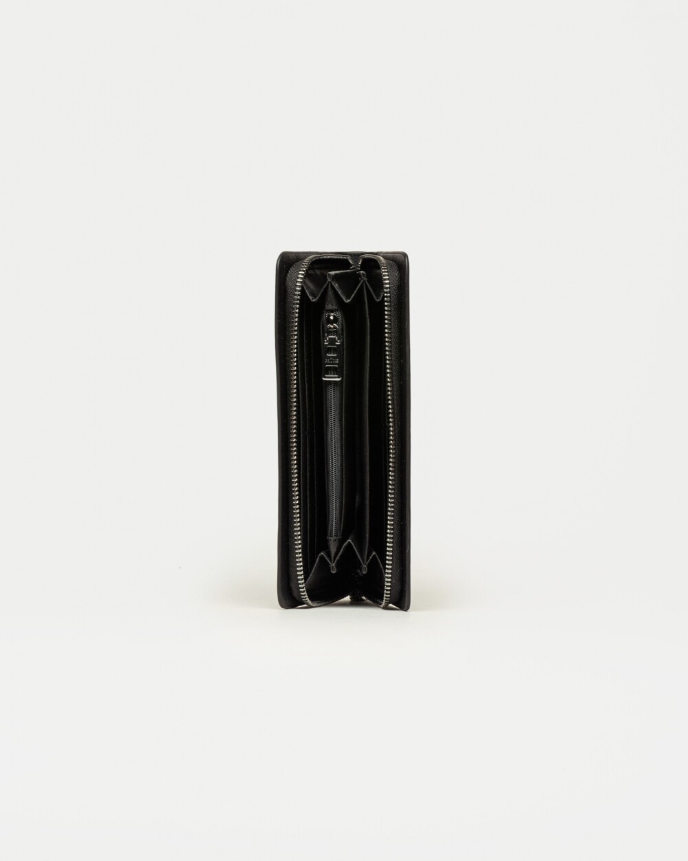 Billetera Mint en efecto cuero Negro