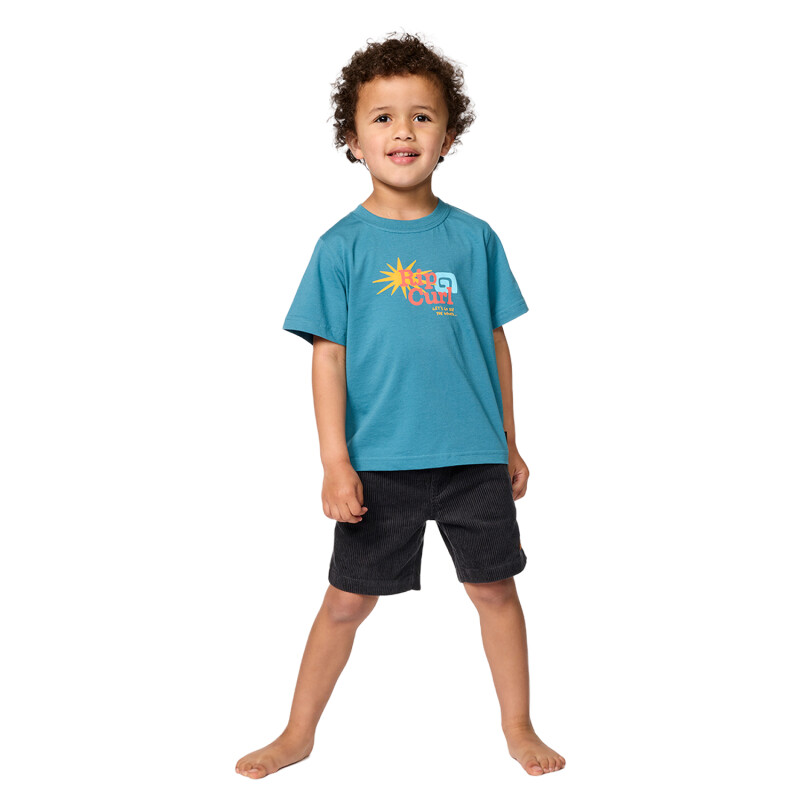 Remera Rip Curl Lets See The Waves Tee Niño - Celeste Remera Rip Curl Lets See The Waves Tee Niño - Celeste