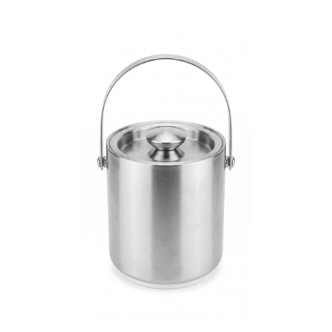 HIELERA INOX C/TAPA 14X13CM Unica