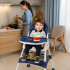 Silla De Bebe Para Comer Plegable Asiento 2 En 1 Arnes Cinturon Seguridad 3 Puntos Imback Color Azul Silla De Bebe Para Comer Plegable Asiento 2 En 1 Arnes Cinturon Seguridad 3 Puntos Imback Color Azul