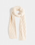 Bufandas y Chalinas Infantiles Bufanda Infantil Trenzada Crudo - Blanco Crudo