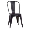 Pack x2 Sillas Tolix Lumax Metal Colores Living Comedor Negro