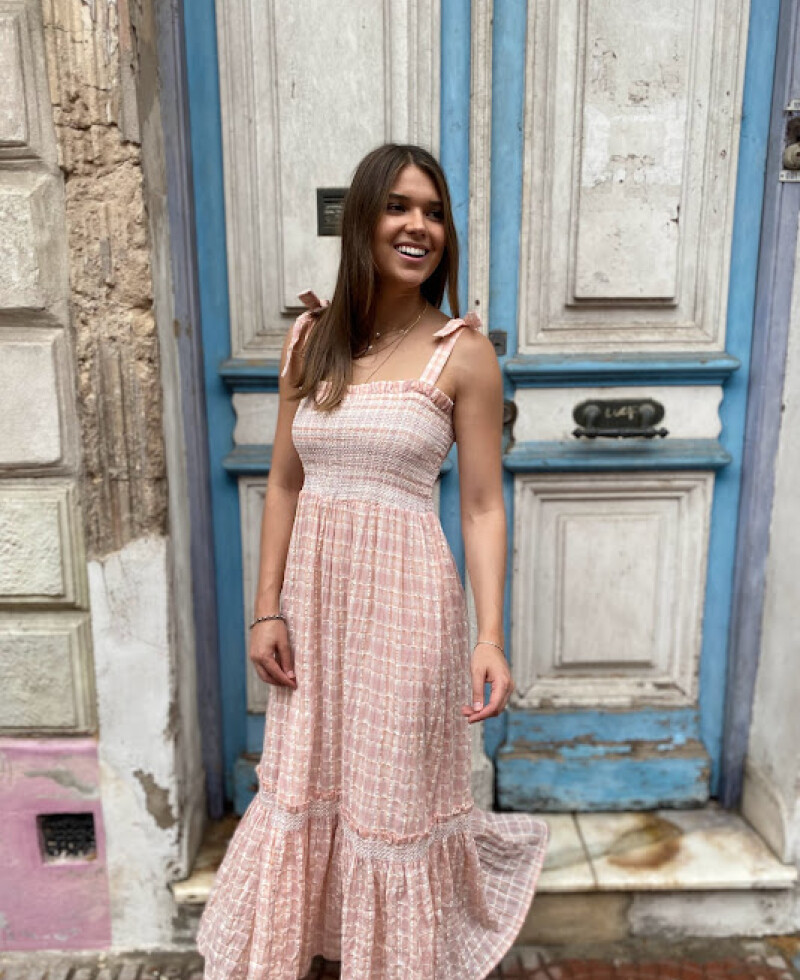 Vestido Oriana rosa