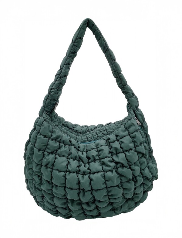 Bolso Capitoneado VERDE OSCURO