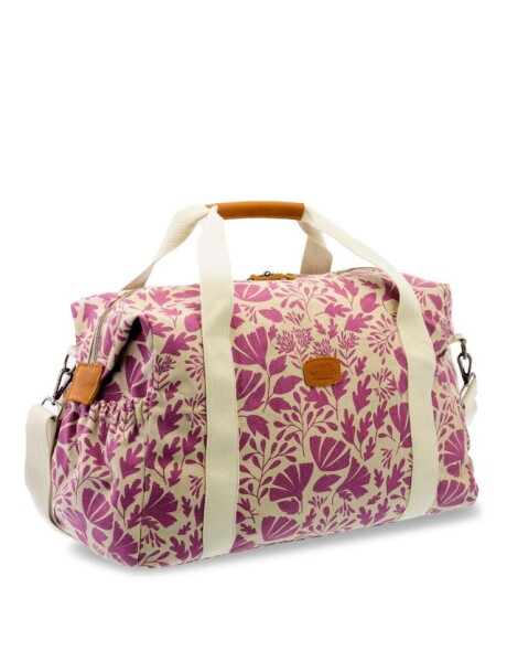 BOLSO DE LONA ESTAMPADO Rosado