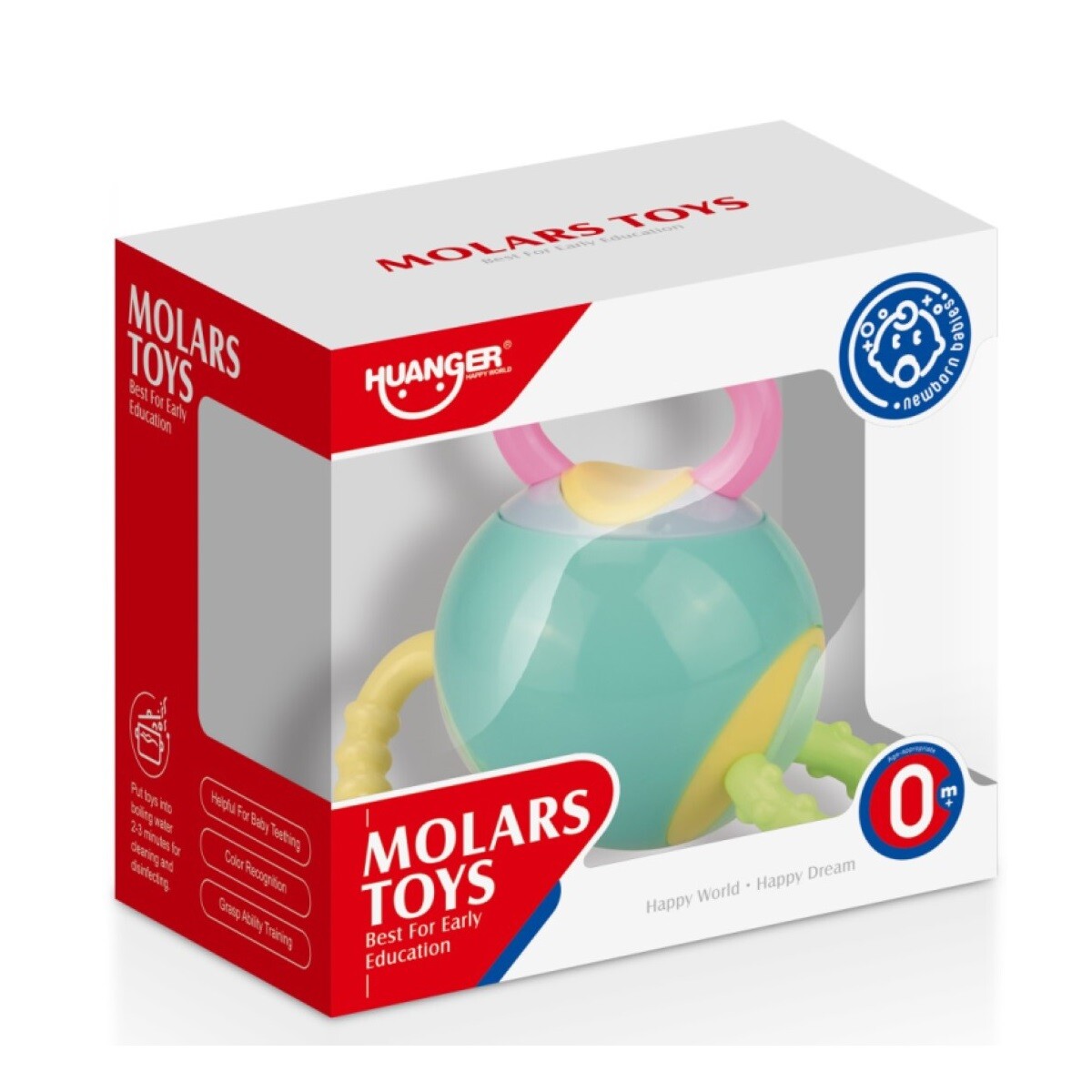 Sonajero Mordillo Huanger HE0110 - CELESTE 