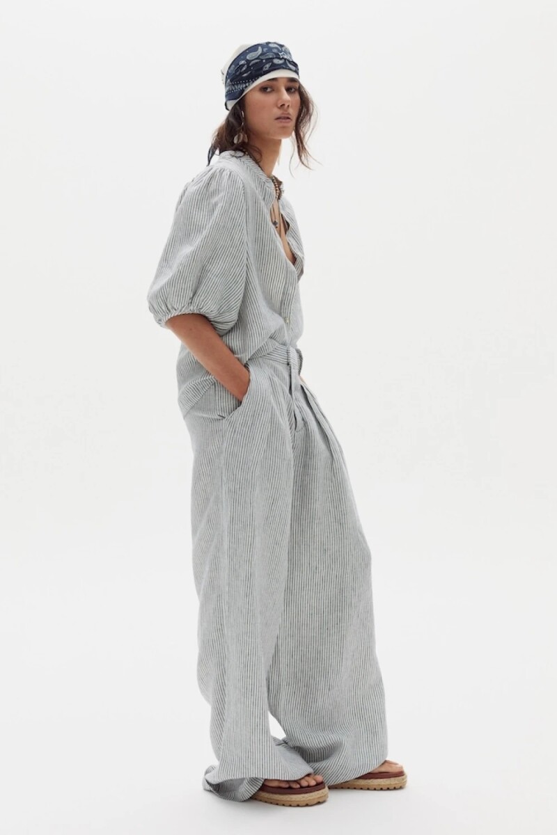 PANT LARA LINEN Rayas