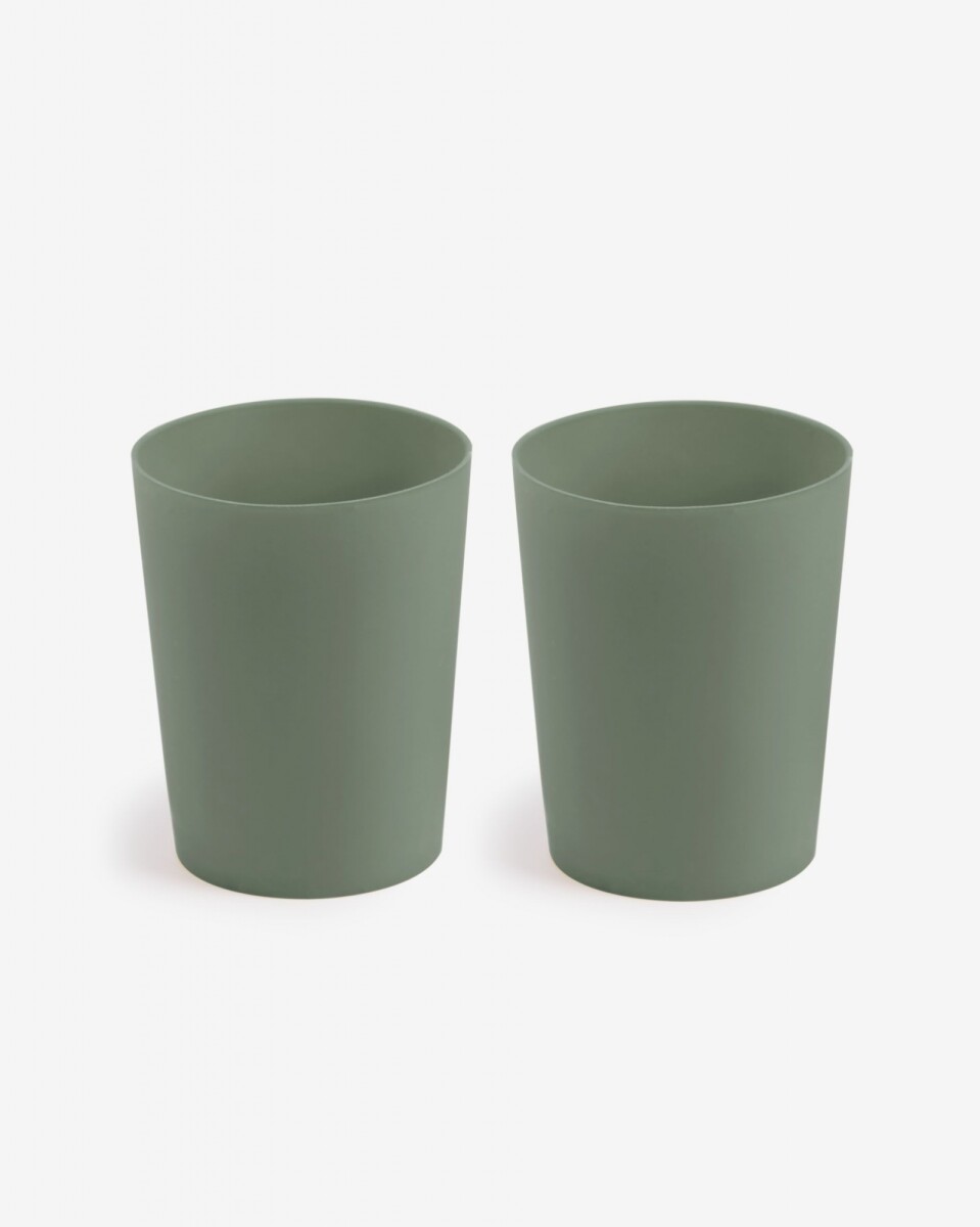 Set Epiphany de 2 vasos de silicona - verde 
